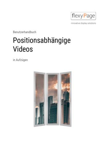 Benutzerhandbuch Positionsabhängige Videos in Aufzügen