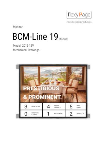 Mechanical drawing display BCM-Line 19