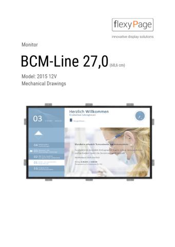 Mechanical drawing display BCM-Line 27