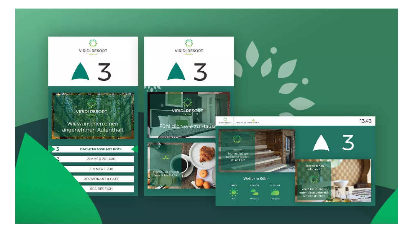 digital signage in hotels